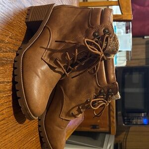 Maurices Brown Ankle Boots
